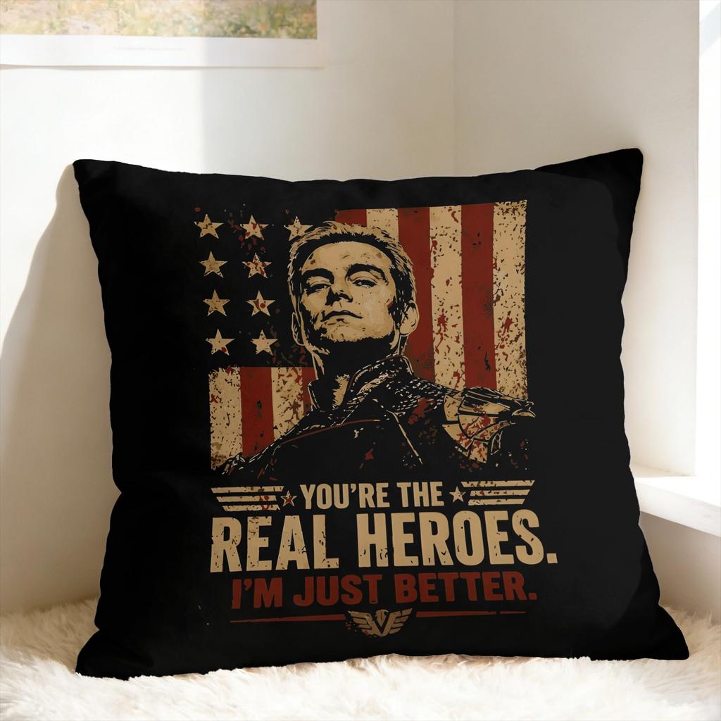 Homelander Pillow Cover The Boys Tv Comfy Cushion Cover Fashion Pillow Case For Living Room Sofa