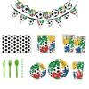 World Cup Football-themed Disposable Paper Plates, Paper Towels, Paper Cups, Tableware Sets, Party Decoration Supplies, World Cup-themed A Set