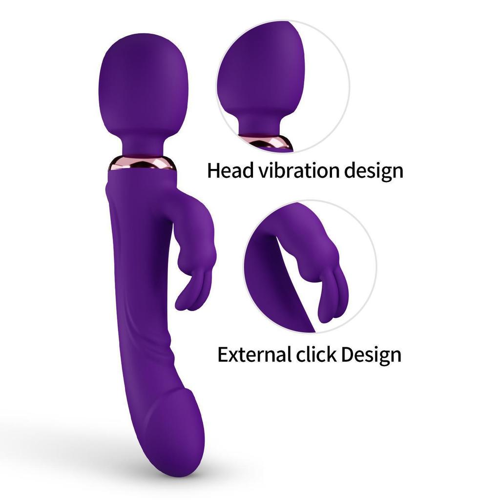 GURMEE Dual-End Rabbit AV Vibrator for Women