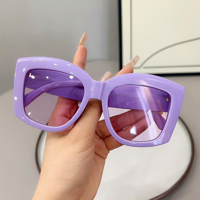 Oversized Square Eyeglasses Frames New Vintage Women Eyewear Trendy Fashion Designer Spectacles Uv400