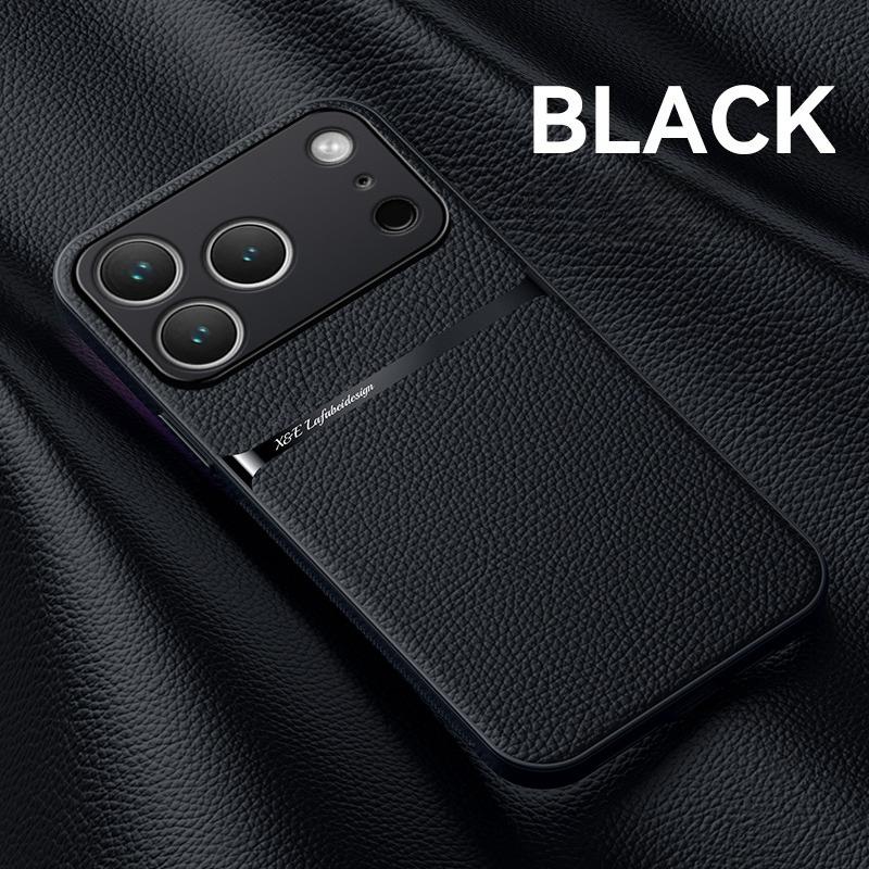 Luxury Shockproof Leather Case Coque For iPhone 17 17 Air 17 Pro Max Plus Magnet Shell Phone Case for iPhone 17Pro Back Cover