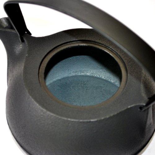 Ichiudo Nanbu Cast Iron Kettle, 1.2L (Black Finish), IH200V Compatible, 2012 Good Design Award Winner