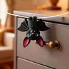 2 Piece Blue Eye Hung Bat Sculpture Cartoon Bat Model Household Black Bat Ornament Home Decoration