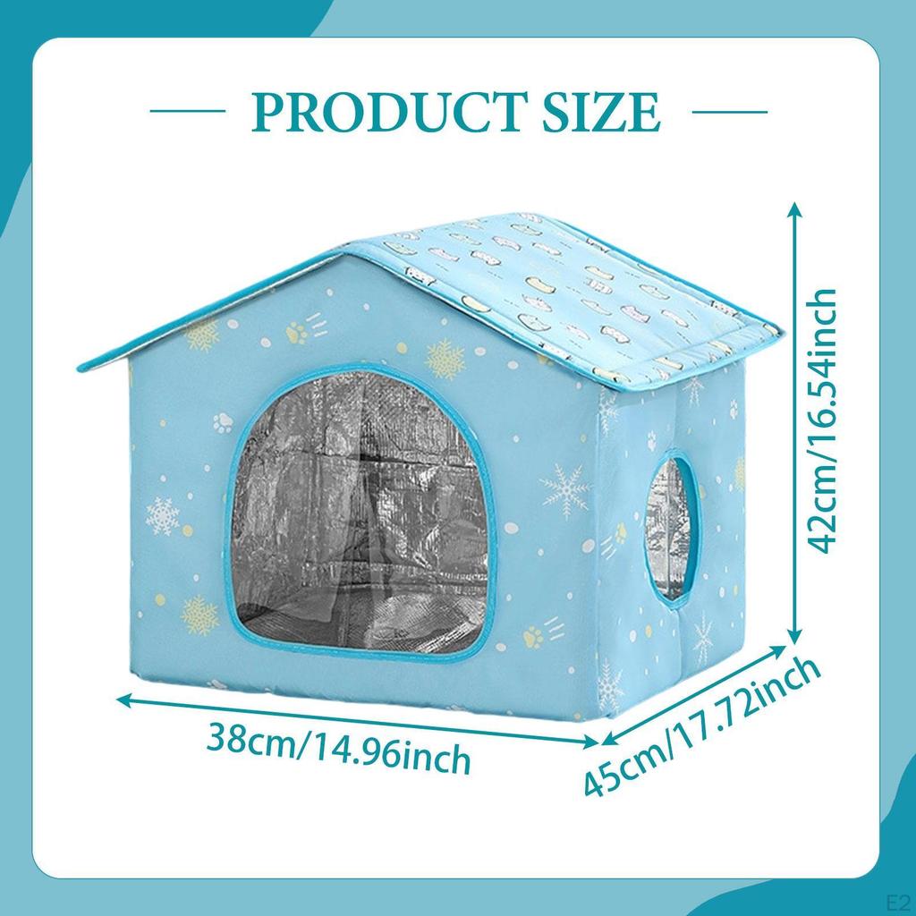 Air Conditioned Cat House for Small Pets Easy to Clean And Reusable
