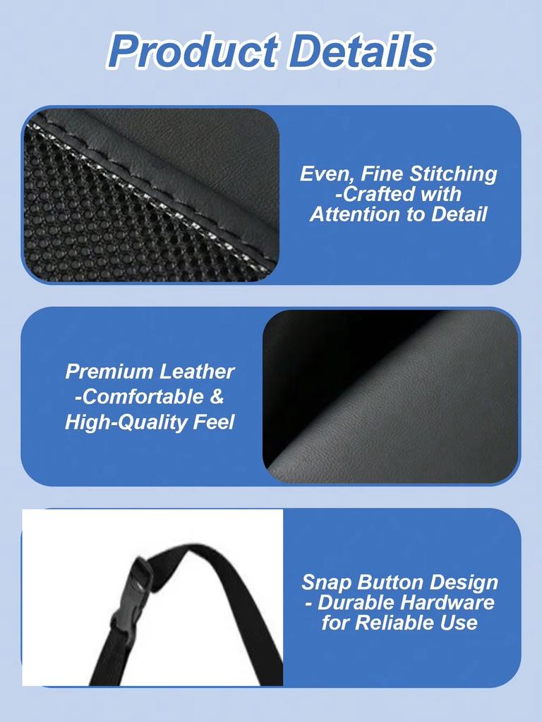1 1pcs  Car Seat Storage Bag, Car Backrest Storage Bag, Multifunctional Car Storage Box for Automotive Supplies