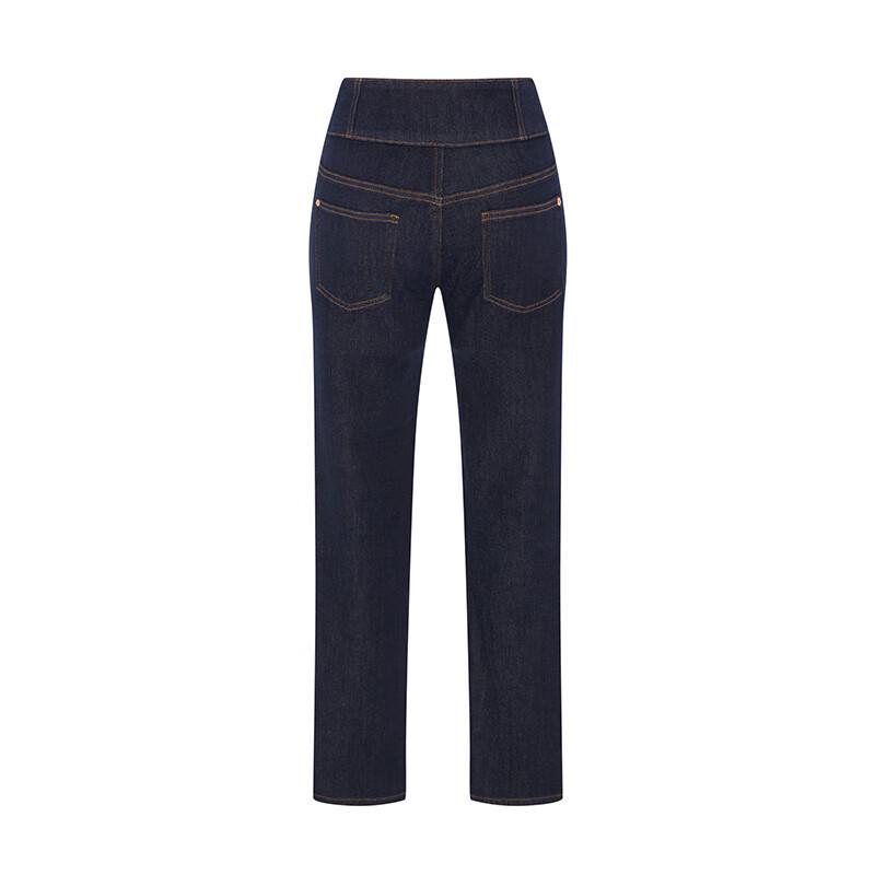 Navigare Women's High-Waist Slim Tapered Jeans