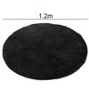 120cm Round Velvet Carpet Floor Rug Anti-Slip Pad Door Mat Indoor Bedside Decor