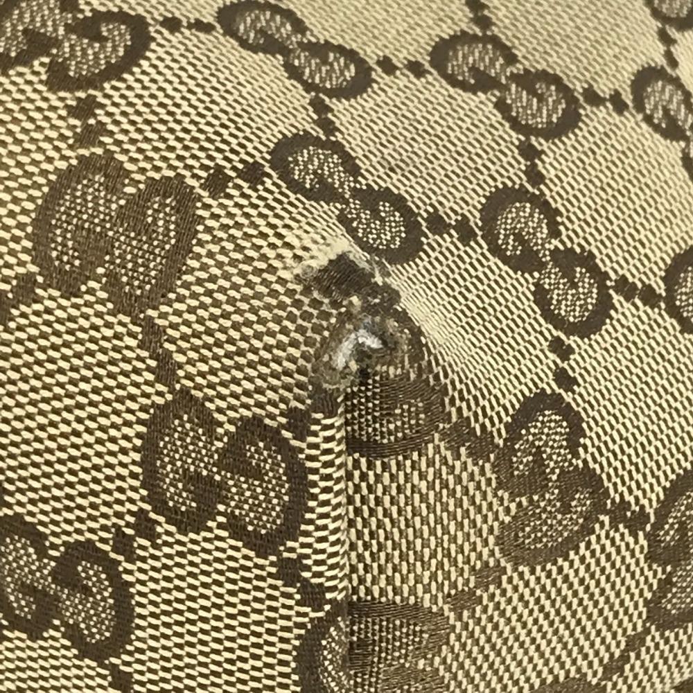 GUCCI 271101 GG Papagallo parrot Tote Bag with Charm Hand Bag pink/Beige