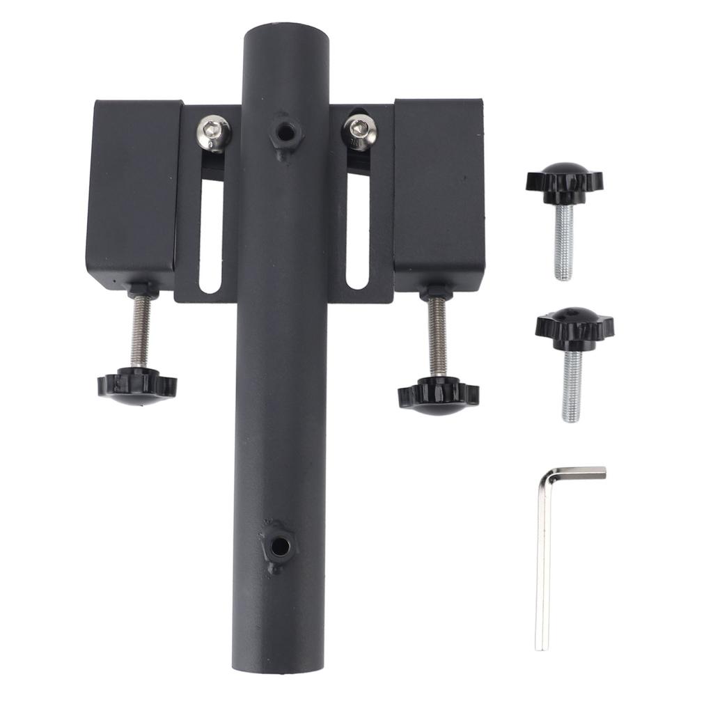 Soporte universal para mástil de bandera de camión, de acero, de construcción robusta, para enganche de camión.