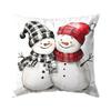 45X45Cm Simple Christmas Theme Pillowcase Bedroom Sofa Cushion Cover 100% Polyester Living Room Cushion Pillowcase Home Decor