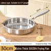 Coating-Free 316 Stainless Steel Frying Pan