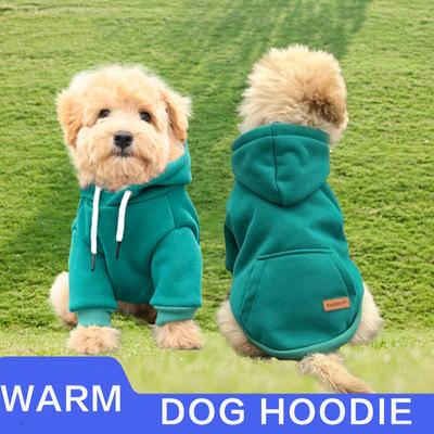 Oblečení pro psy Mikina s kapucí pro domácí mazlíčky Malá a střední Vesta pro psa Venkovní mikina Buldok Husky Teplý fleece Oblečení pro mazlíčky Kostým pro štěně Kočka
