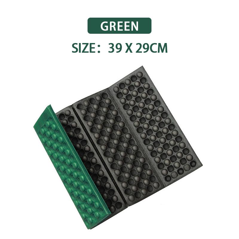 

Ультралегкая складная подушка для сиденья из пеноматериала XPE, водонепроницаемая, противоскользящая, для пикника на открытом воздухе, для кемпинга, компактная, портативная конструкция для путешествий, походов зелёный