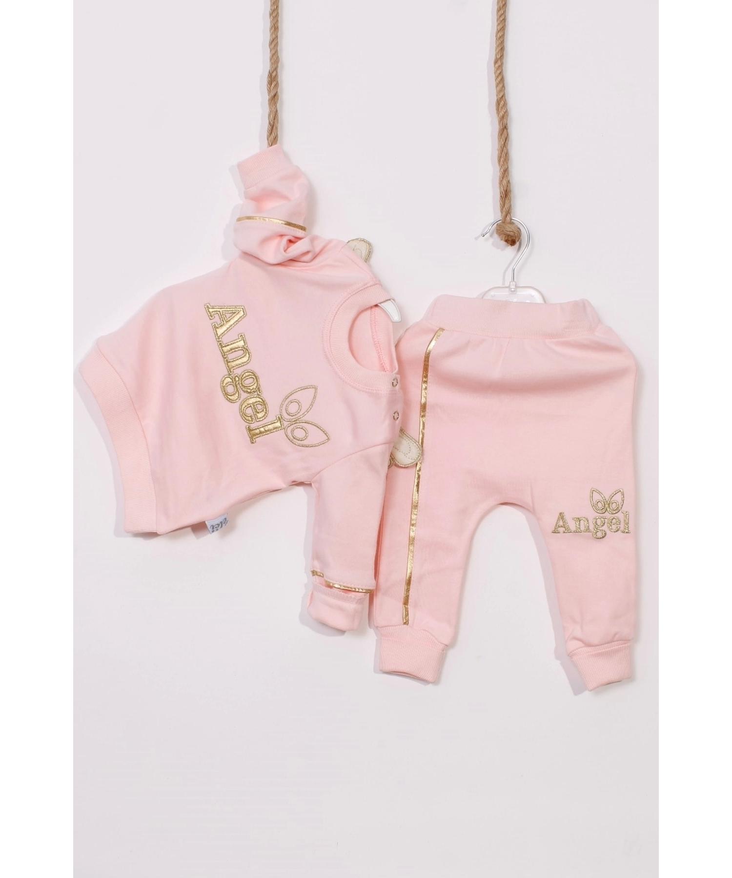 

Комплект из 100% хлопка с крыльями ангела для девочки