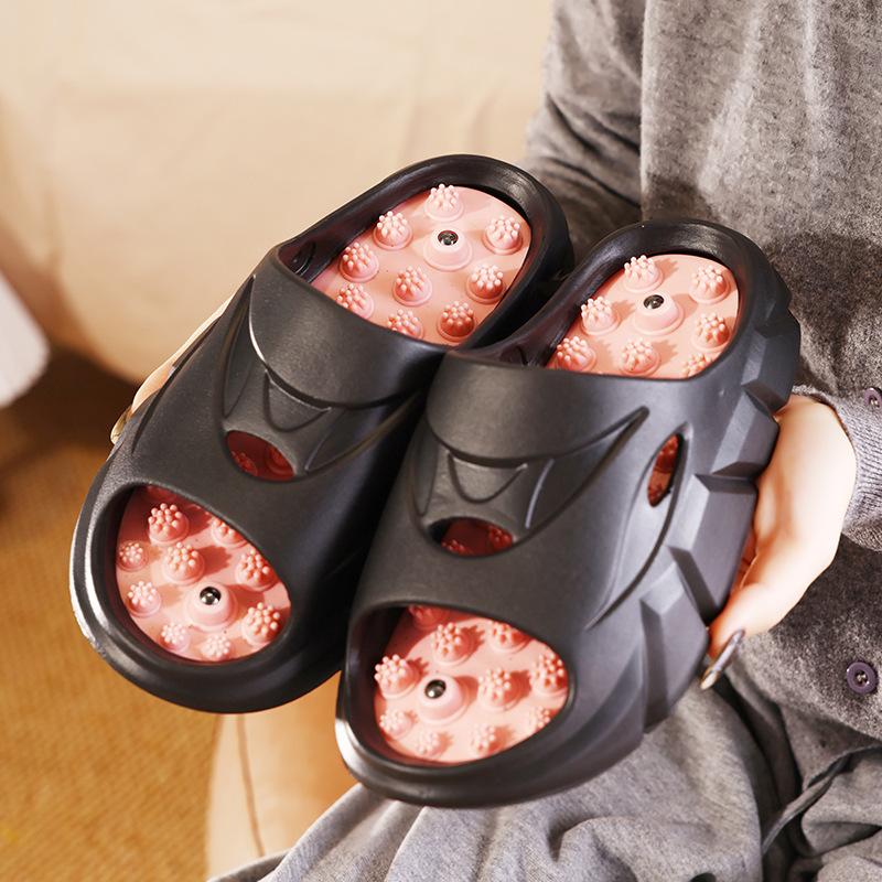New women's massage shoes, soles acupoints raised slippers, fingerboard cool slippers