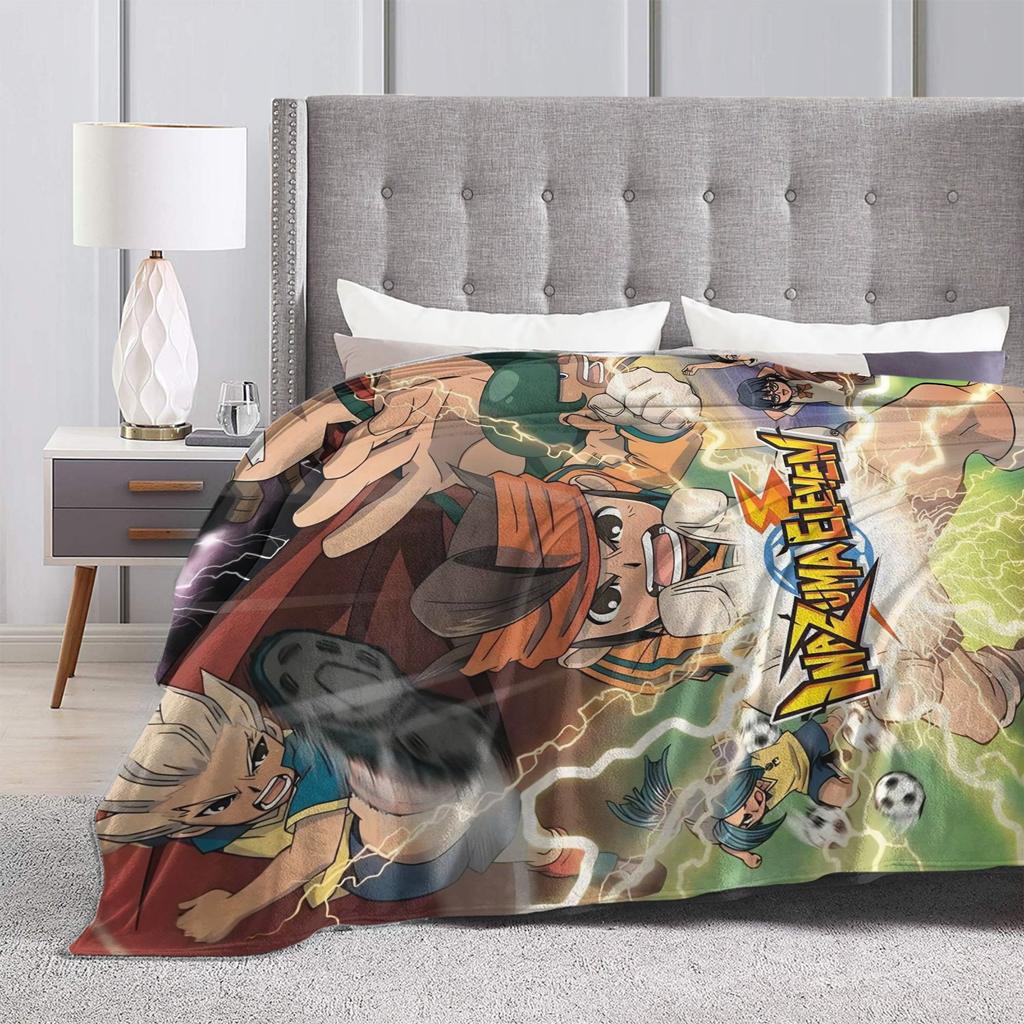 Inazuma Eleven Axel Blaz gouenji  Blanket  Flannel Throw Blanket For Living Room Super Soft Customized Quality Bedspread Gift