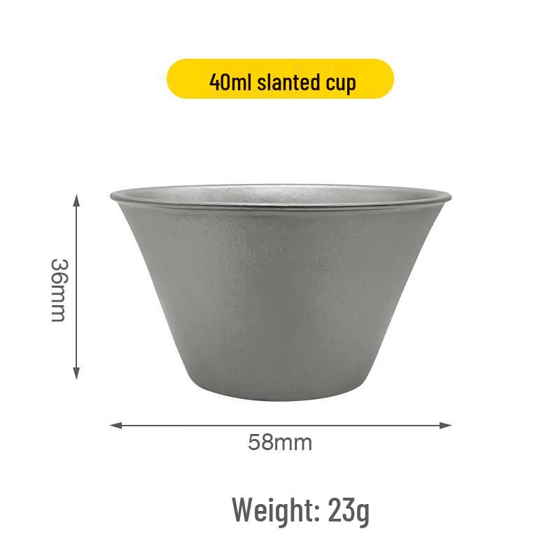 SNOW ROCK Pure Titanium Kung Fu Teacup