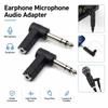 Male To Female Audio Adapter Right Angle Headphone Jack Adapter Amplifier Accessories
