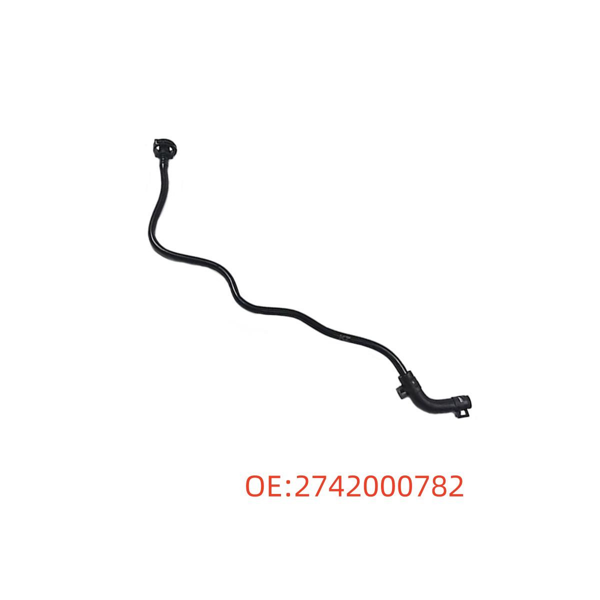Compatible with Mercedes M274 Auxiliary Coolant Reservoir Hose 2742000782 Rubber Coolant Hose. 2742000782