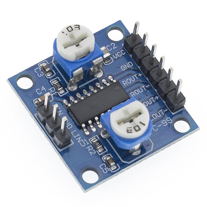 1PCS 2x5W Stereo PAM8406 deska digitálního zesilovače s potenciometrem hlasitosti