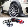 52mm 4pc Car Wheel Center Hub Cap Rim Cover Stickers For Mini Cooper JCW Works Hatch F54 F55 F56 F57 F60 R50 R52 R53 R55 R56 R57 Cnjaw55
