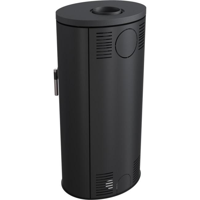 Wood burning steel-cast iron stove KRATKI AB Ø 150 8 kW self closing door