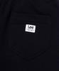 LEE Sweat One-Pleat Wide Pants Black