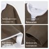 JEANSWEST LIFE Men's Waffle Knit Faux-Layered Long Sleeve T-Shirt