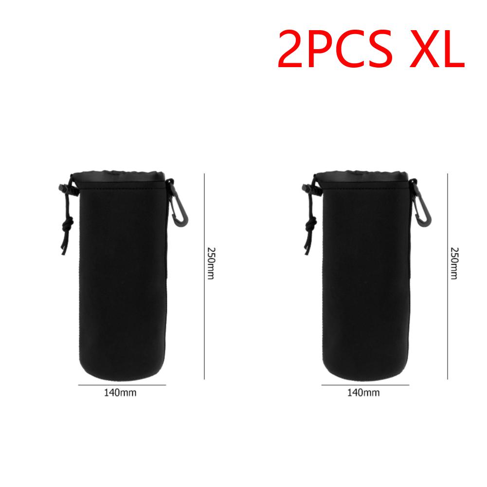 Camera Lens Bag Waterproof Soft Neoprene Camera Lens Pouch Bag Drawstring Protector Case with S M L XL Size