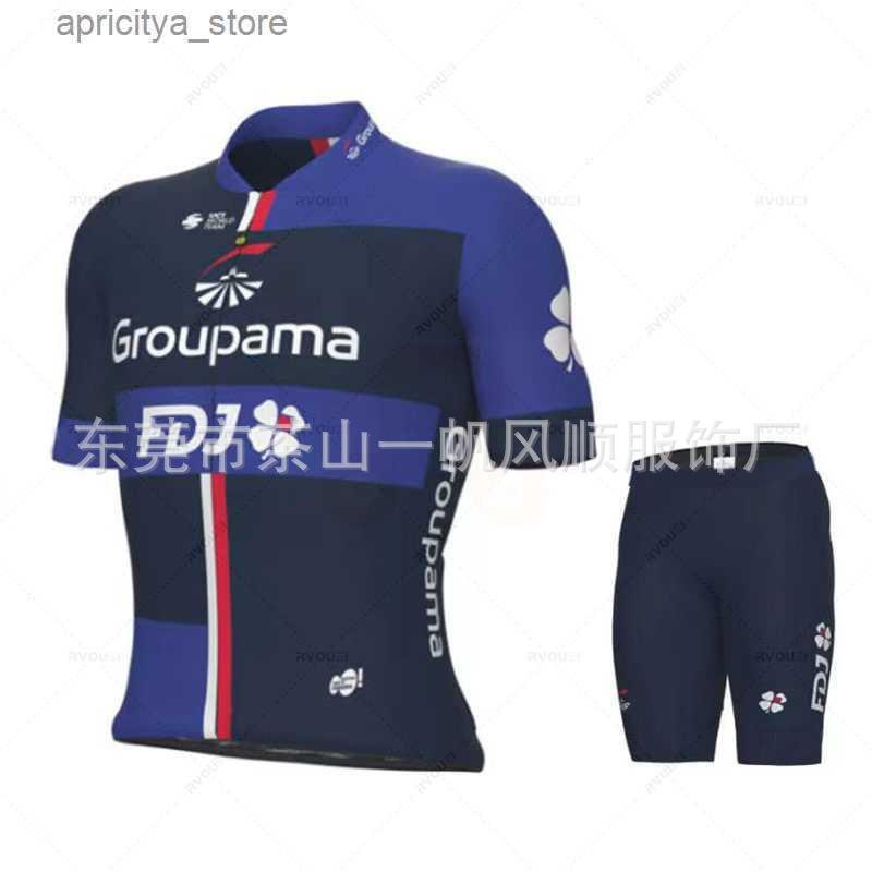 Cross-border, cycling clothing, team version, short-sleeved cycling clothing set, cycling clothing, breathable outdoor S