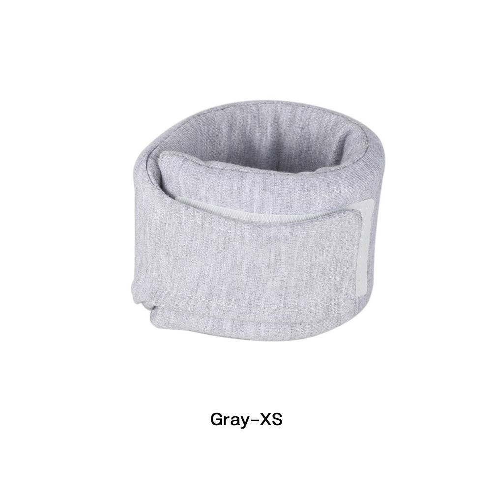 

Adjustable Pet Recovery Collar Neck Support Anti Licking EVA Soft Breathable Wound Healing Protective Collar for Cats Dogs XS серый