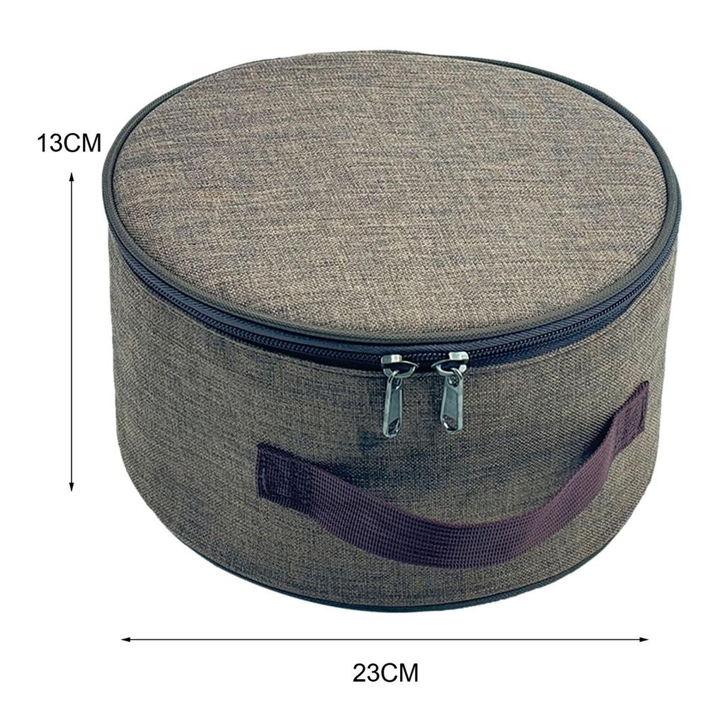 Foldable Fan Storage Bag Portable Camping Gear Organizer Dustproof Makeup Bag