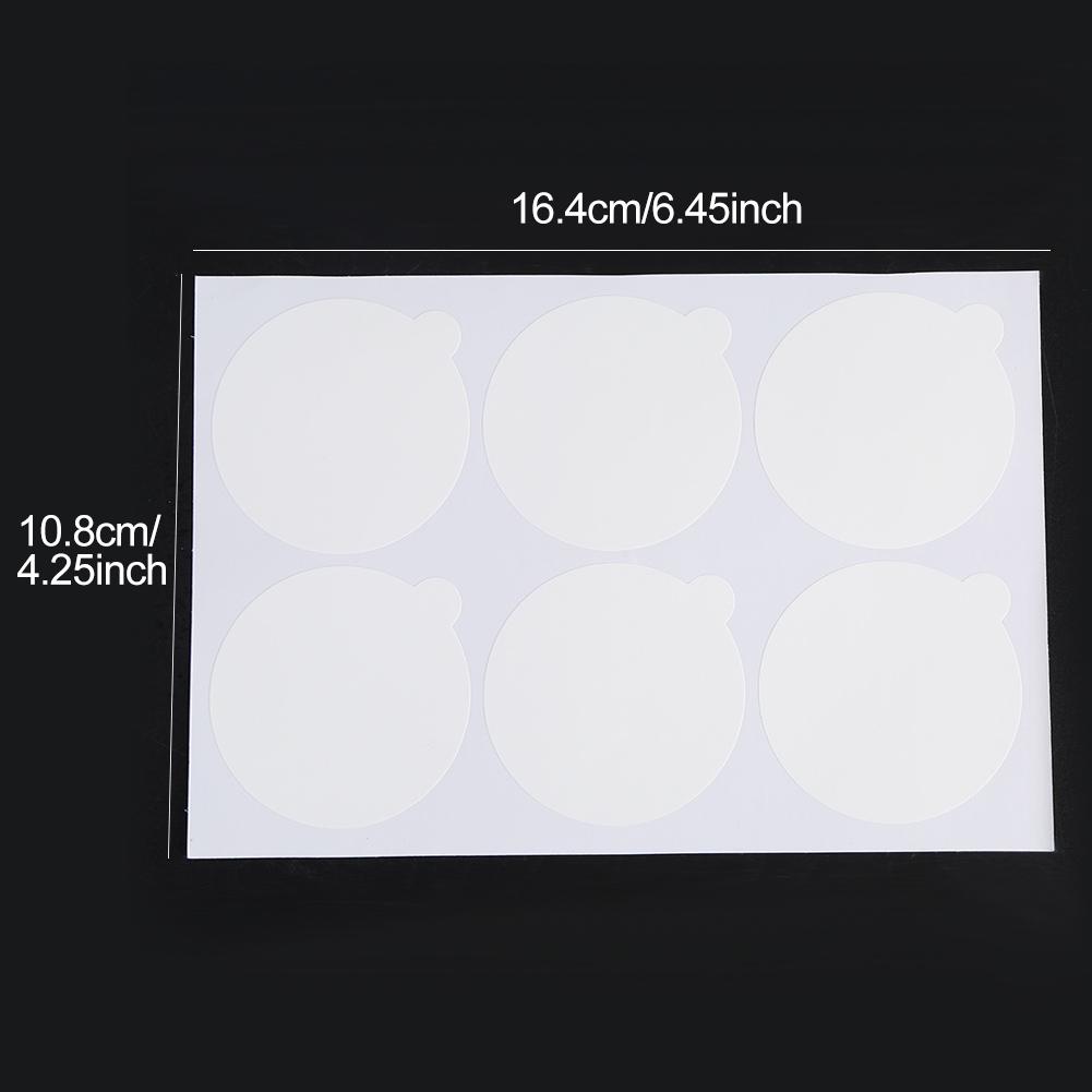 10Sheet / 60Pcs Disposable Eyelash Glue Holder Pallet Extension Pad Grafting Eyelash Sticker