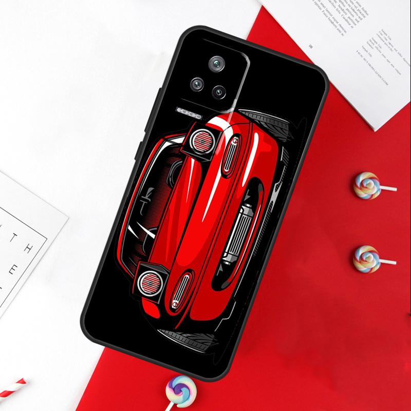 JDM Car RX7 MX5 Cover For Xiaomi 13T 11T 12T 14T Pro 13 14 15 Ultra POCO X7 Pro X3 X5 X6 F5 F6 M6 Pro Case
