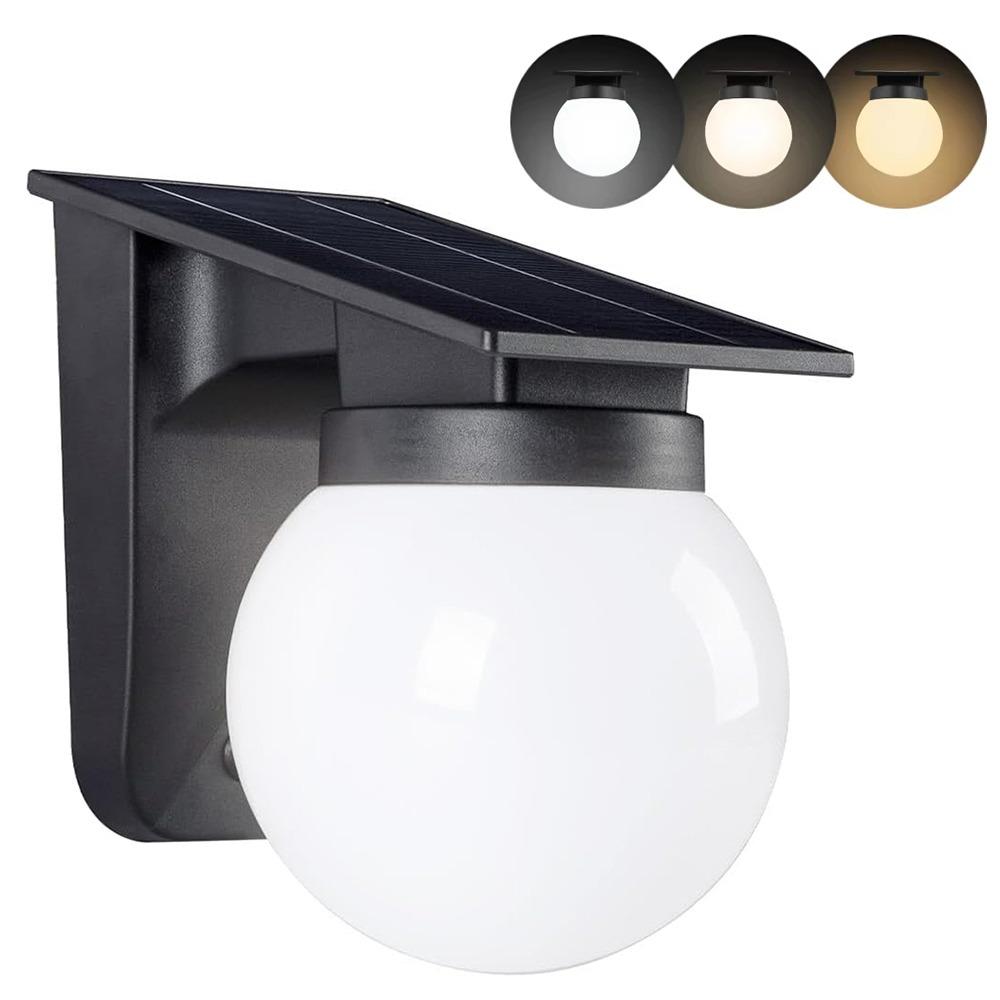 

Wall Mounted Solar Wall Light IP65 Waterproof Outdoor Bulb Light Solar Induction Lamp Household Three Lights