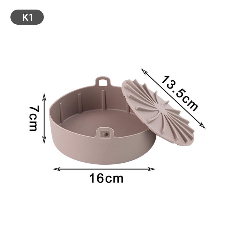 Airfryer Silicone Pot Multifunctional Air Fryers Accessories Fried Baking Tray