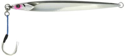 JACKALL Metal Bumbles Slim Border Silver Jig, Jig, Semi-Long, 180g, G202,