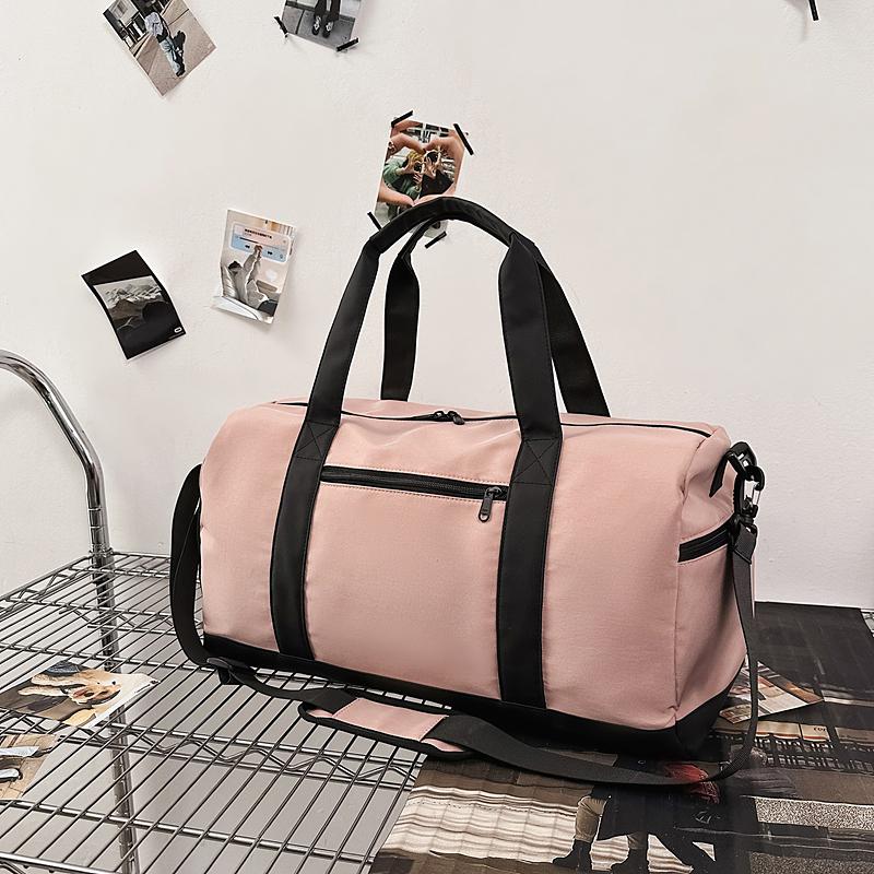 Reiseveske Stor Kapasitet Tørr og Våt Separat Vannavvisende Duffelbag Separasjon Sko Lommer Sports Fitness Bag