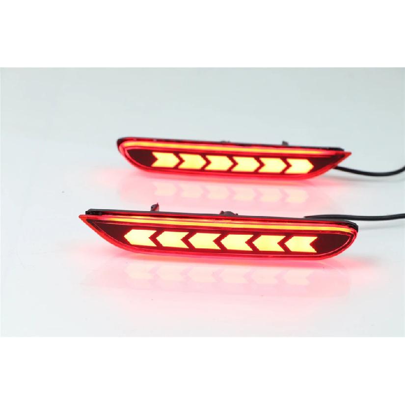 1Pair Multi-function Car LED Reflector Lamp Rear Fog Lamp Tail Rear Bumper Light Brake Light For Nissan Teana Altima 2019 2020