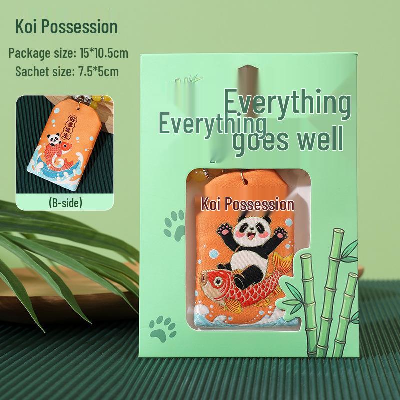 Chinese Dragon Boat Festival Lucky Charm Embroidered Sachet Pendant