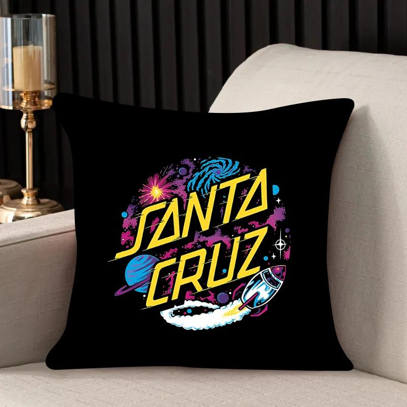 Pillow Case Double-sided Printed Sofa Cushion Cover Headrest Backrest Chair Cushion Cover Santa Cruz Home Decoration Custom Gift