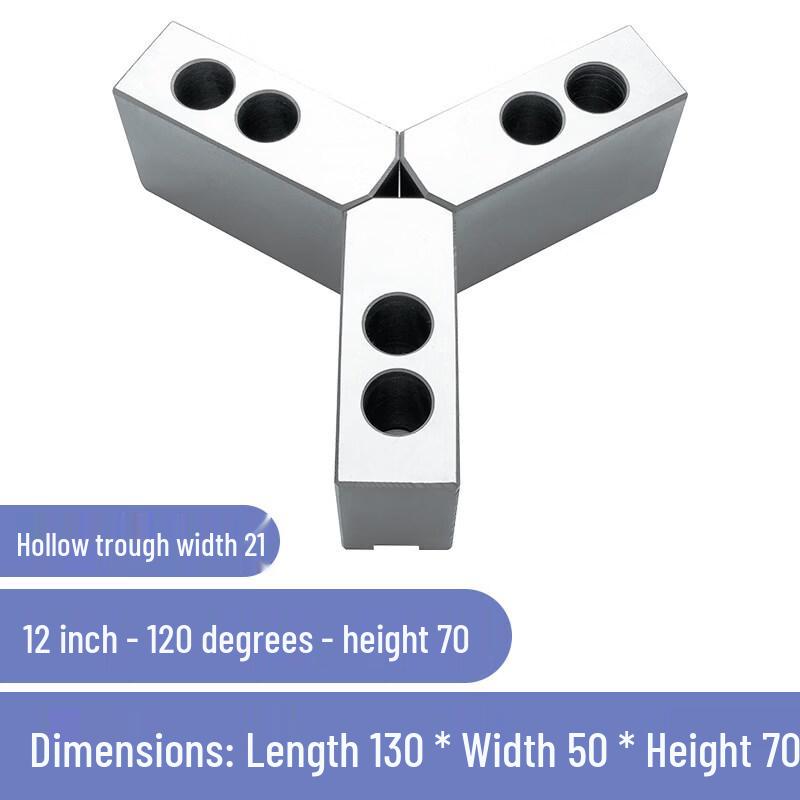 

12-inch Hydraulic Lathe Chuck with Heightened & Thickened Jaws