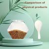 Hexagonal Candy Cookie Jar Plastic Clear Packaging Jars High-capacity with Lid Food Storage Container Countertop Organizer