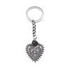 Hamsa Hand Charm Keychain Evil Eye Protection Key Ring 28mm Ring