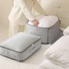 Heavy-Duty Self-Compressing Storage Bag - Portable Organizer for Clothes, Blankets & Quilts, Ideal for Closet Organization