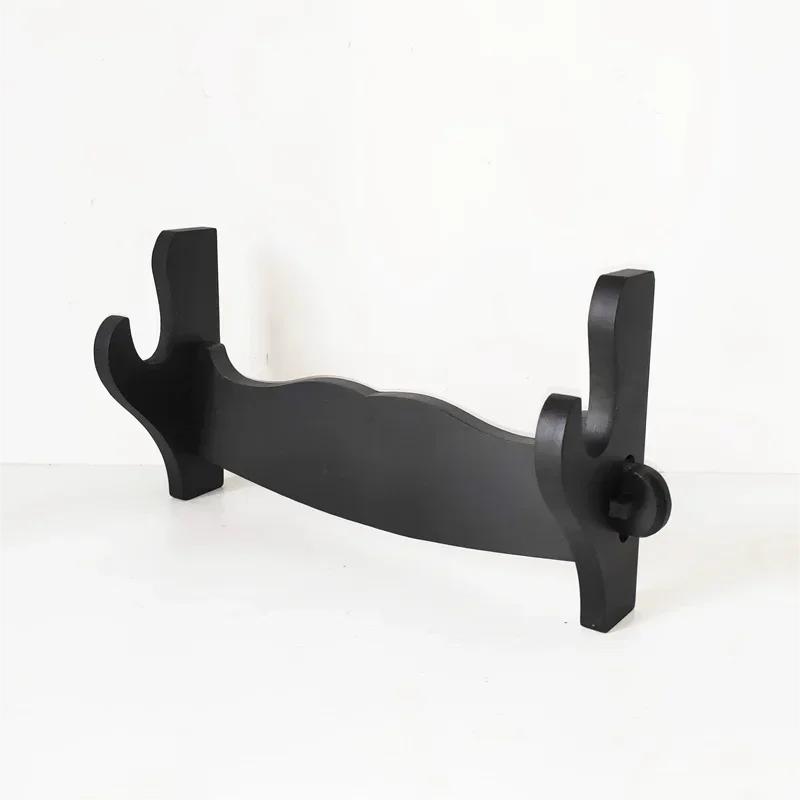 1/2/3 Tiers Wall Mount Sword Stand Black Brown Japanese Katana Holder Samurai Sword Knife Display Stand Living Room Decoration