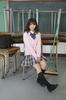Clearstone Teens Ever Cosplay Halloween Uniform Cardigan L Sugar Pink Women's