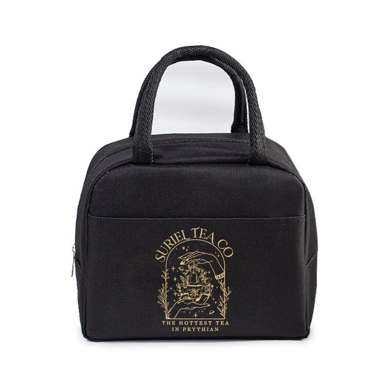 Fourth Wing Thermal Lunch Bag Women Men Office Student Bento Storage Insulation Bags Dragon Rider Fun Lunch Handbag for Kids