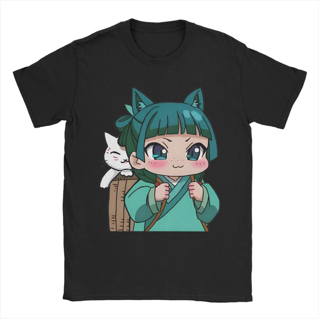 Unisex Womens Maomao Anime T Shirt The Apothecary Diaries 100 Cotton Clothes Casual Short Sleeve Round Collar Tees