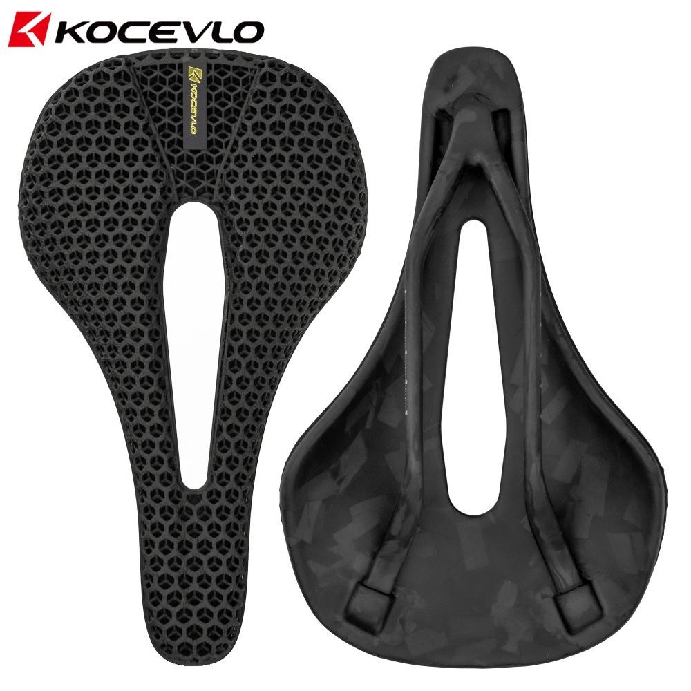 

KS07 Carbon Fiber 3D Printed Seat Cushion Road Bike Mountain Bike Seat Cushion High Strength Competition Cycling Bike Seat Cushion M